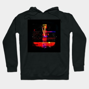 Colorful Clock In The Darkness Hoodie